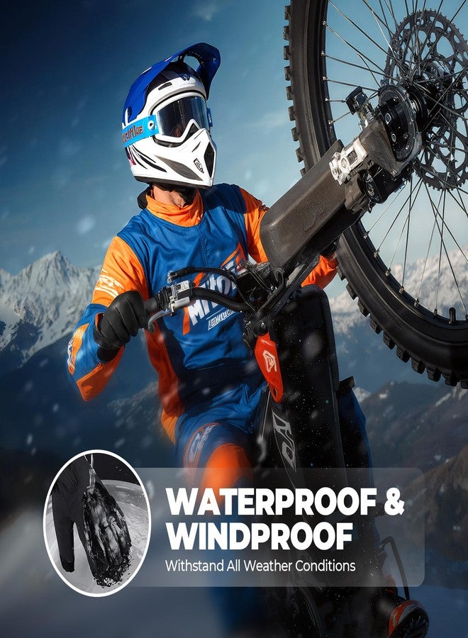 krosa 5-Layer Winter Gloves for Men & Women Made with 3M Thinsulate, -20℉ Waterproof Gloves for Cold Weather, Snow Ski Gloves with 10 Touchscreen Fingers - Image 4